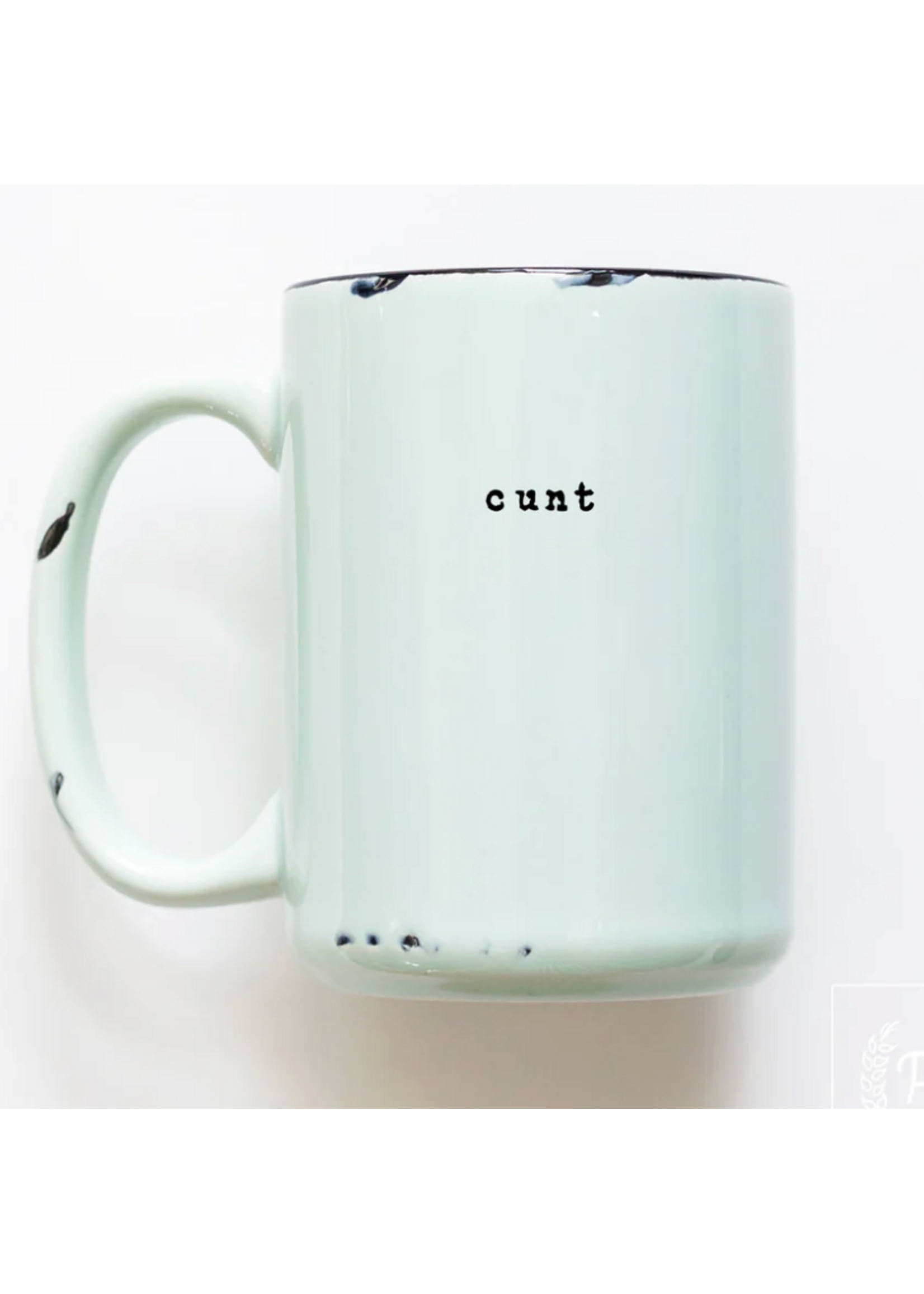 Prairie Chick Prints Cunt Mug - Green