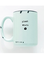 Prairie Chick Prints Plant Whore mug - green
