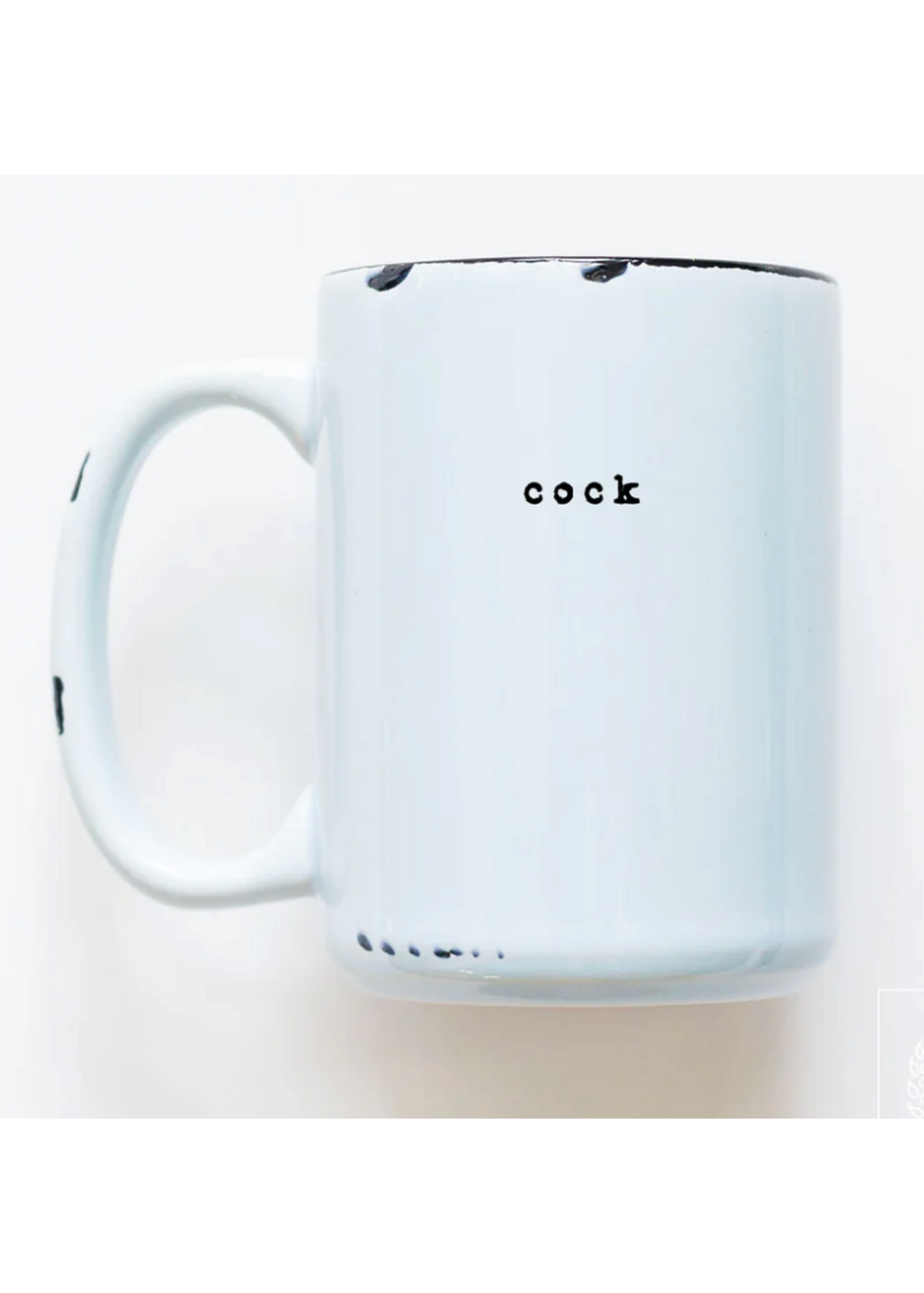 Prairie Chick Prints Cock Mug - Blue