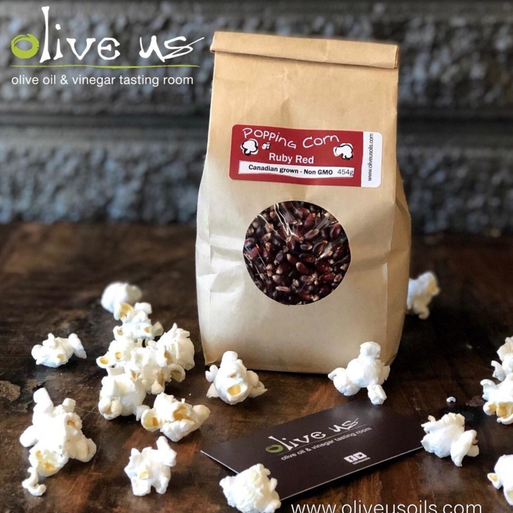 Olive Us Ruby Red Popping Corn 454g