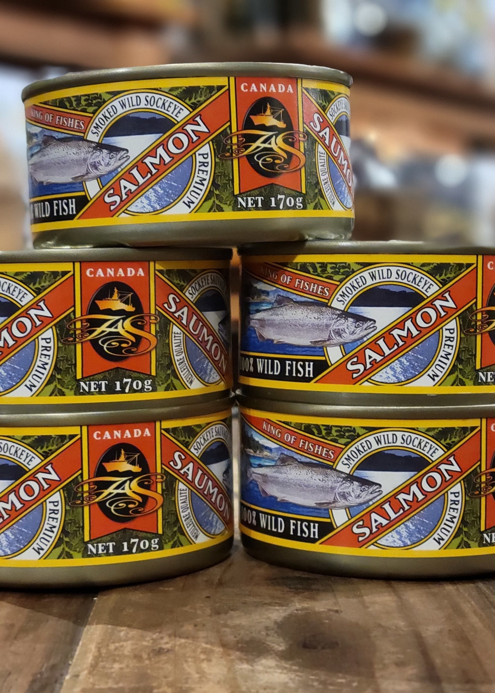 Finest At Sea Smoked Wild Sockeye Salmon 170g