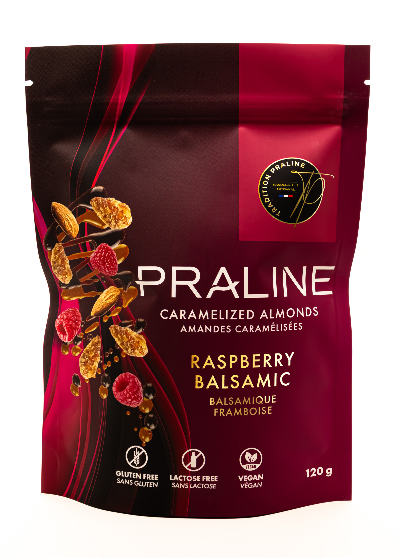 Raspberry Balsamic Pralines 120g