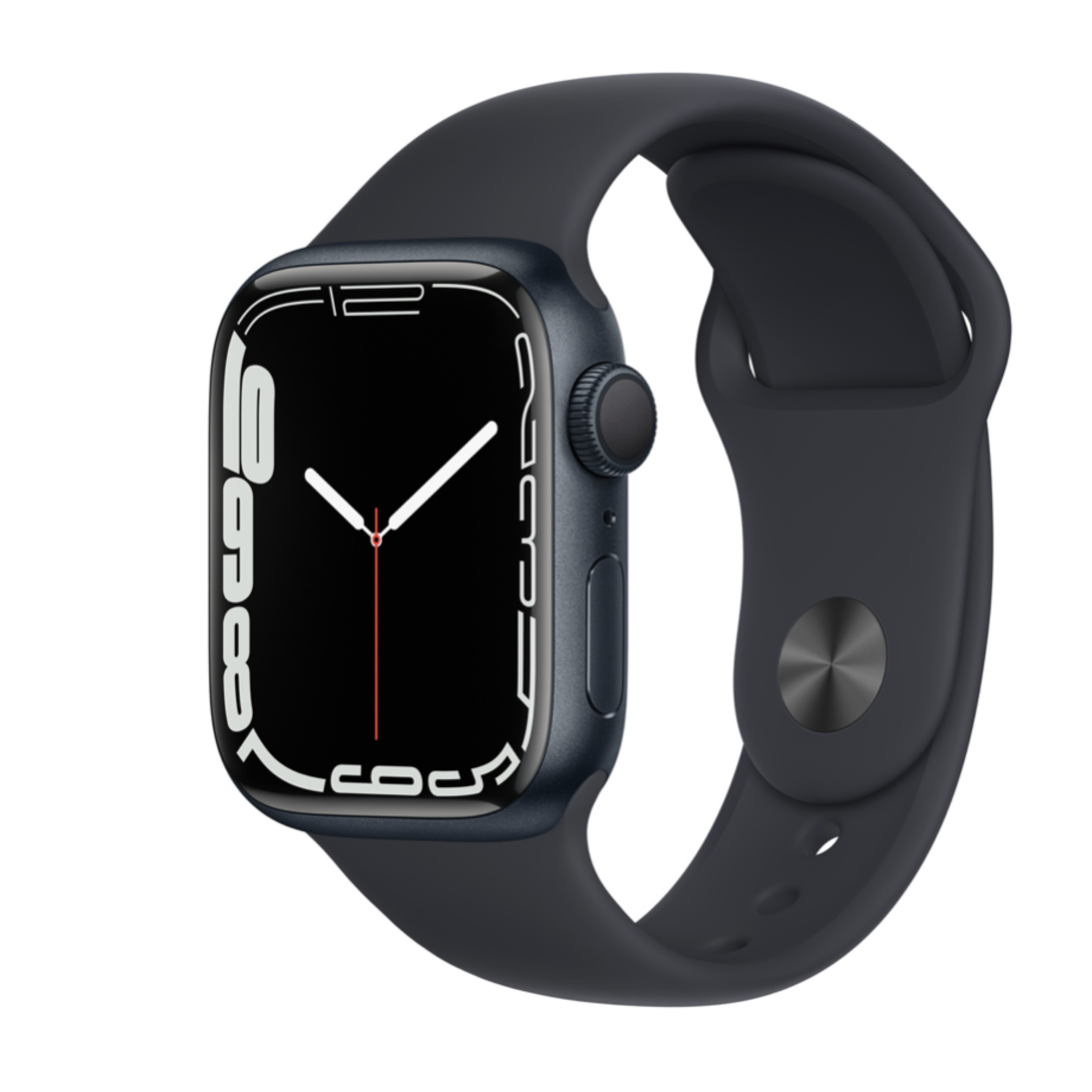 Apple Series 7 Watch GPS, 41mm Midnight Aluminum with Midnight Sport Band