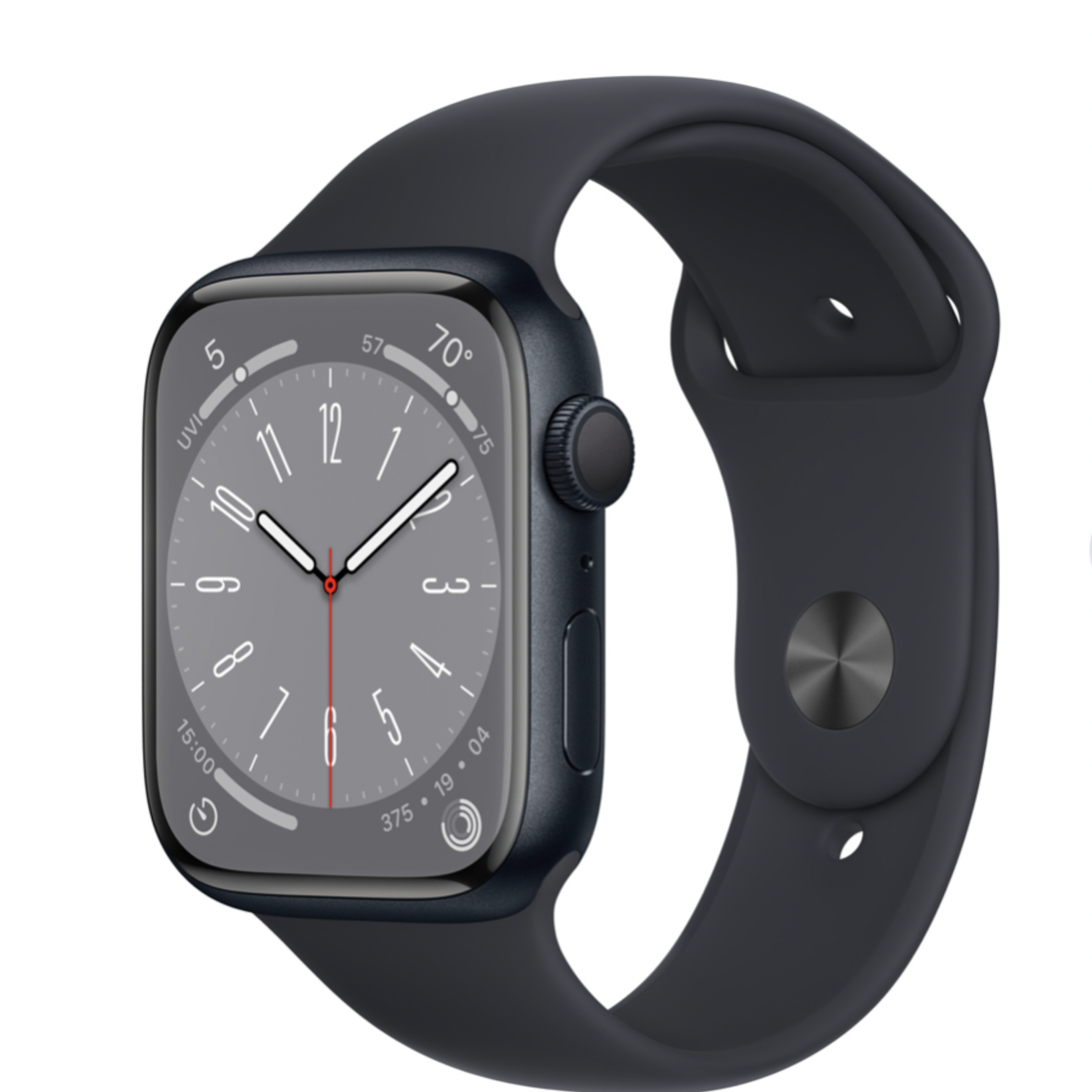 Apple Watch 8 41mm ミッドナイトアルミニウム バンド無し-