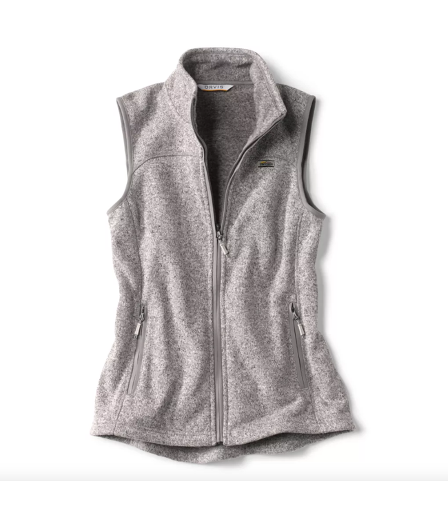 Orvis W's Recycled Sweater Knit Fleece Vest