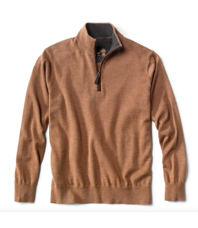 Orvis M's Merino Wool Quarter-Zip Sweater 2.0