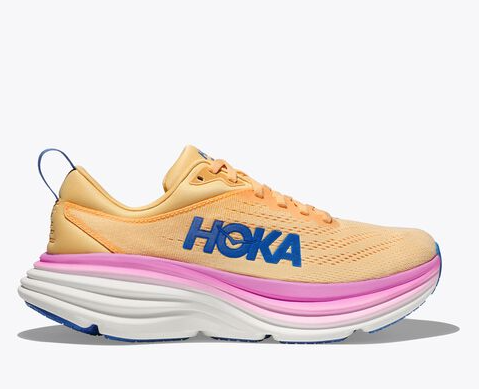  HOKA ONE ONE Bondi 8 Wide Womens Shoes Size 8, Color: Summer  Song/Country Air Blue