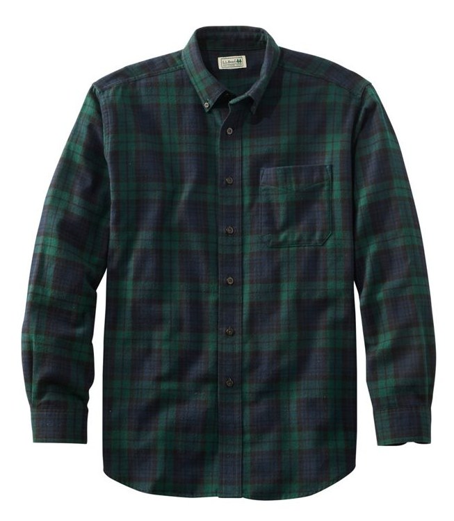M's Scotch Plaid Flannel Shirt, Traditional Fit - Mountain Outfitters