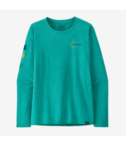 Patagonia W's L/S Capilene® Cool Daily Graphic Shirt - Waters