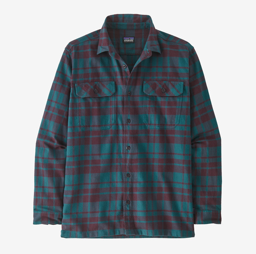 M's L/S Organic Cotton Midweight Fjord Flannel Shirt - Mountain