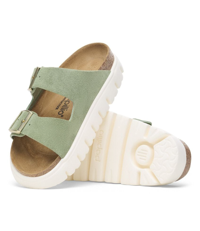 Birkenstock W's Arizona Platform Suede Leather