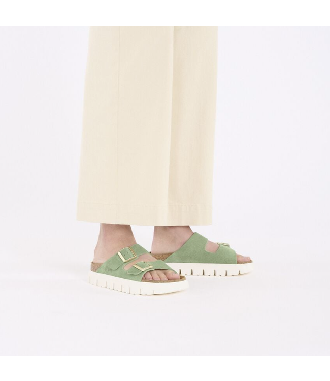 Birkenstock W's Arizona Platform Suede Leather