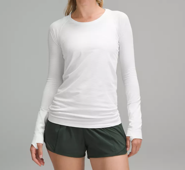 Swiftly Tech Long-Sleeve Shirt 2.0 * Waist Length – Peloton