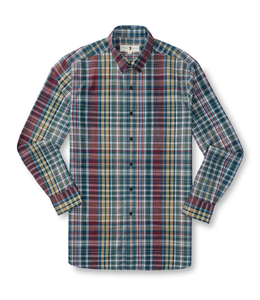 Duckhead M's Cotton Slub Sport Shirt- Reid Plaid