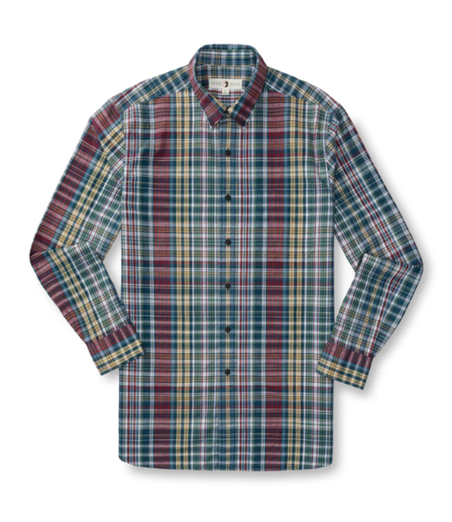 Duckhead M's Cotton Slub Sport Shirt- Reid Plaid