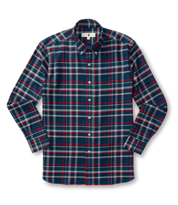 Duckhead M's Cotton Flannel Sport Shirt- Draper Plaid