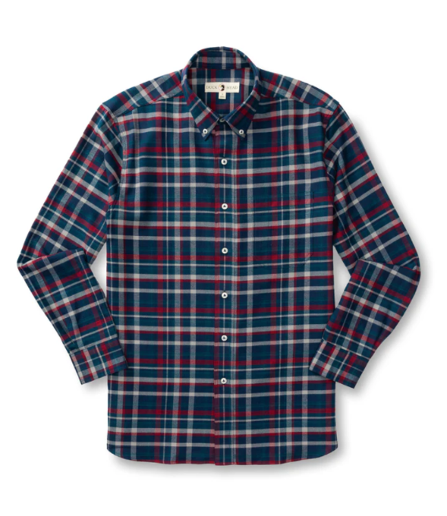 Duckhead M's Cotton Flannel Sport Shirt- Draper Plaid