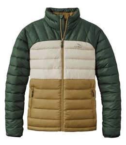 L.L.Bean M's Bean's Down Jacket, Colorblock
