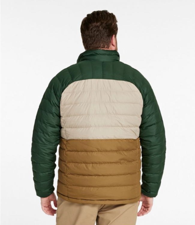 L.L.Bean M's Bean's Down Jacket, Colorblock