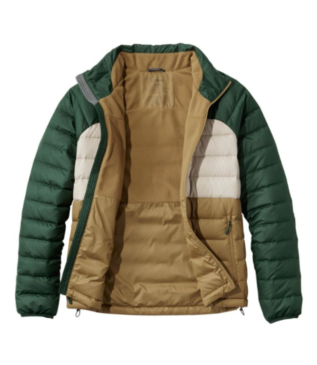 L.L.Bean M's Bean's Down Jacket, Colorblock