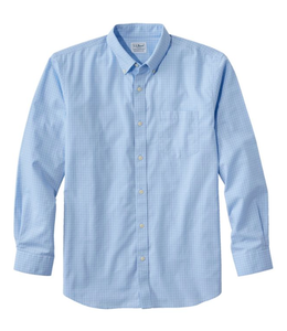 L.L.Bean M's Wrinkle-Free Kennebunk Sport Shirt, Traditional Fit Check