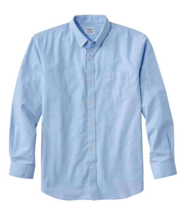 L.L.Bean M's Wrinkle-Free Kennebunk Sport Shirt, Traditional Fit Check