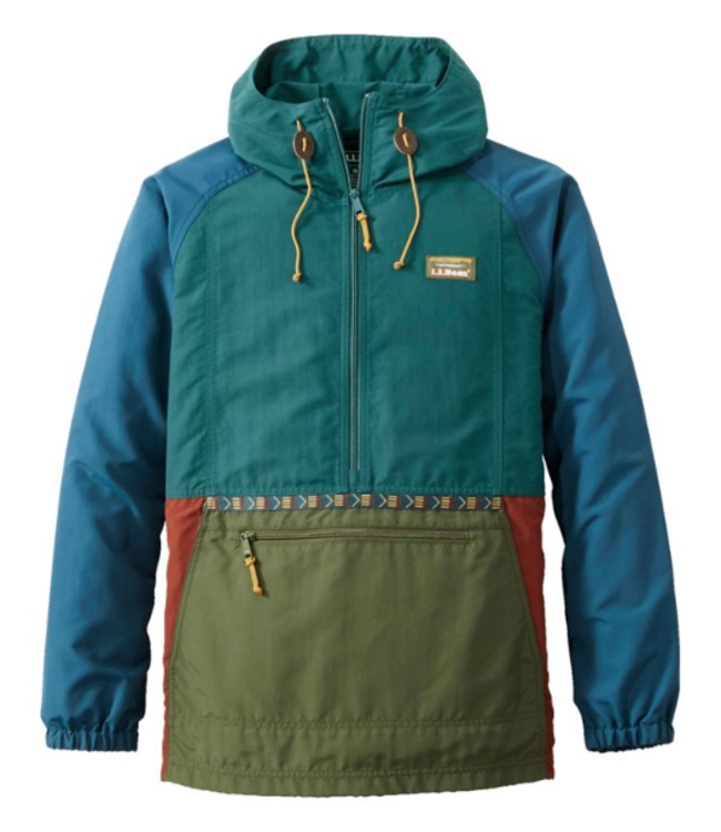 L.L.Bean M's Mountain Classic Anorak, Multi-Color