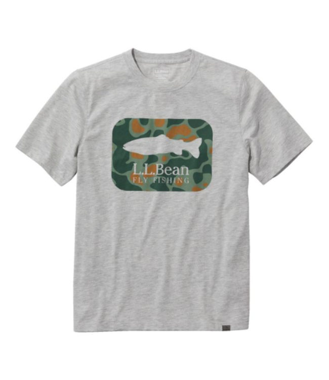 L.L.Bean M's S/S Technical Fishing Graphic Tee