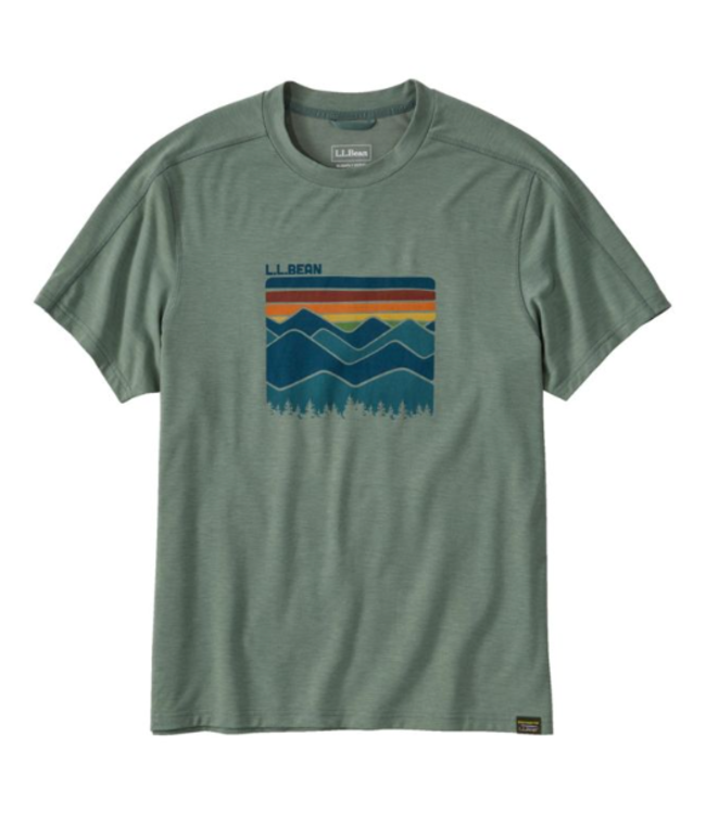 L.L.Bean M's S/S Everyday SunSmart® Tee, Logo