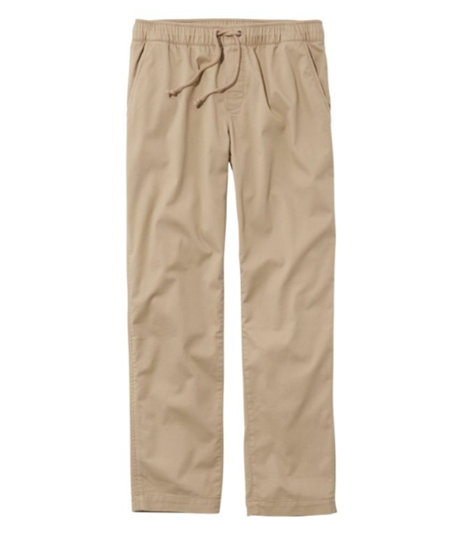 L.L.Bean M's Comfort Stretch Dock Pants, Standard Fit, Straight Leg 32"
