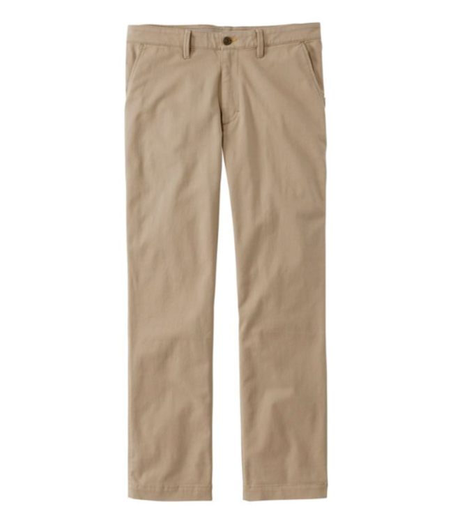L.L.Bean M's Comfort Stretch Chino Pants, Classic Fit, Straight Leg