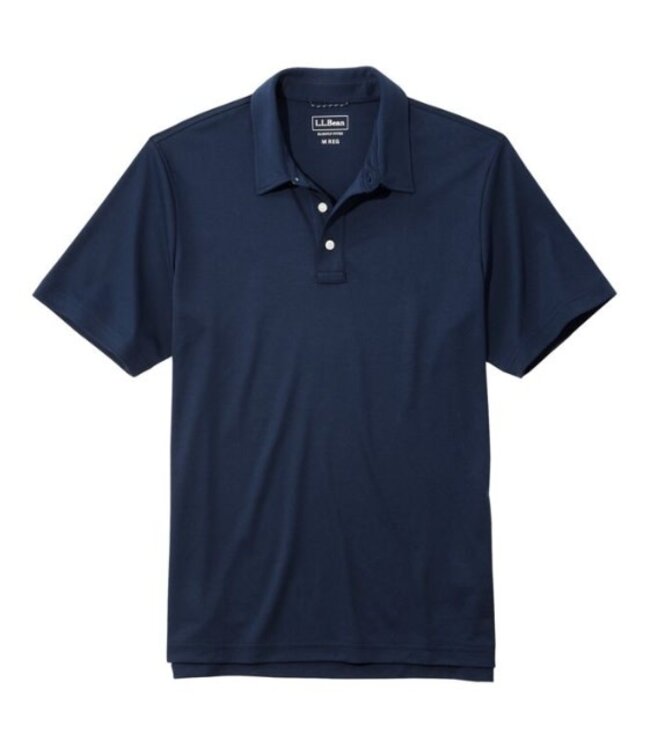 L.L.Bean M's S/S Comfort Stretch Performance® Polo, Slightly Fitted