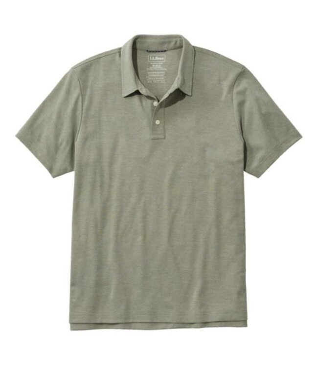 L.L.Bean M's S/S Comfort Stretch Performance® Polo, Slightly Fitted