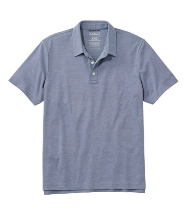 L.L.Bean M's S/S Comfort Stretch Performance® Polo, Slightly Fitted