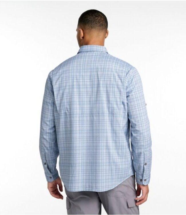 L.L.Bean M's L/S Tropicwear Shirt, Plaid