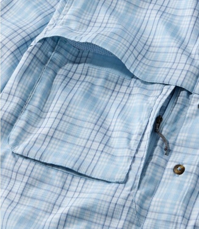 L.L.Bean M's L/S Tropicwear Shirt, Plaid