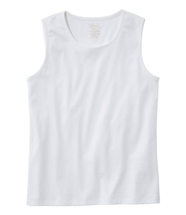L.L.Bean W's Pima Cotton Tee, Shell