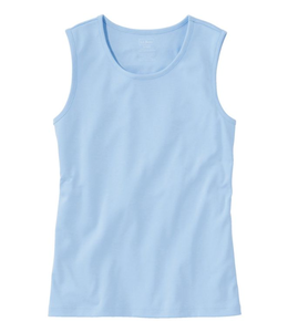 L.L.Bean W's Pima Cotton Tee, Shell