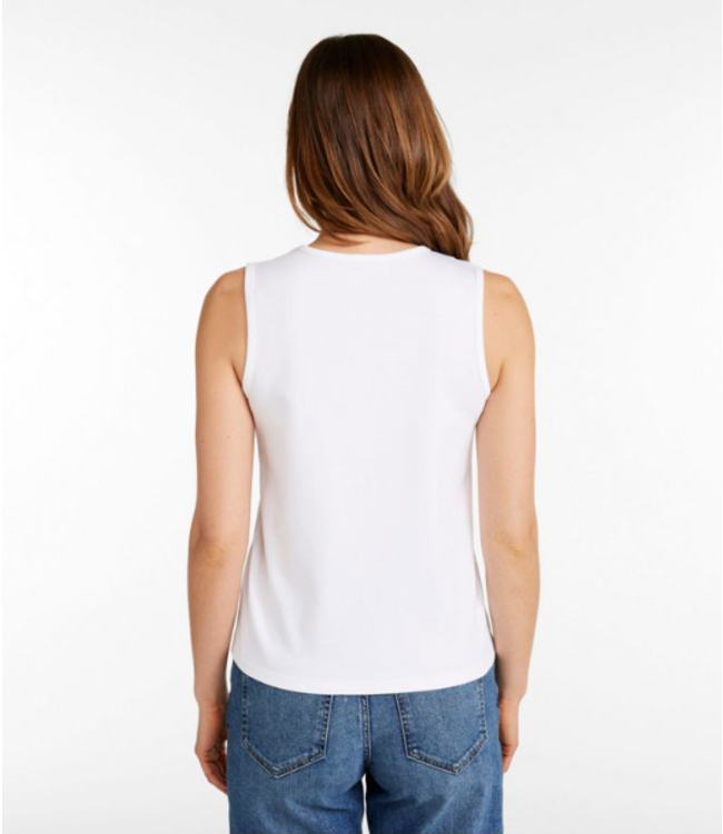 L.L.Bean W's Pima Cotton Tee, Shell