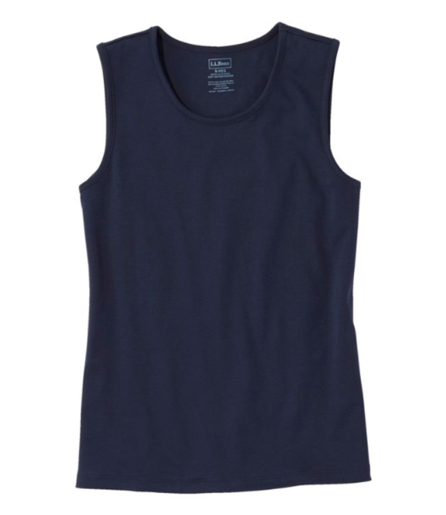 L.L.Bean W's Pima Cotton Tee, Shell