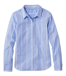 L.L.Bean W's L/S Essential Cotton Poplin Shirt