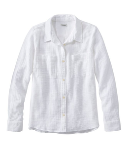 L.L.Bean W's L/S Cloud Gauze Shirt