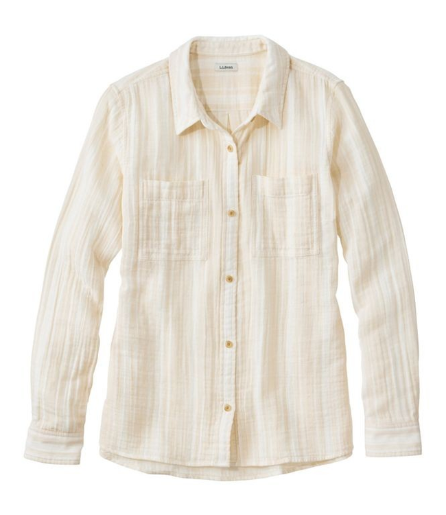 L.L.Bean W's L/S Cloud Gauze Shirt