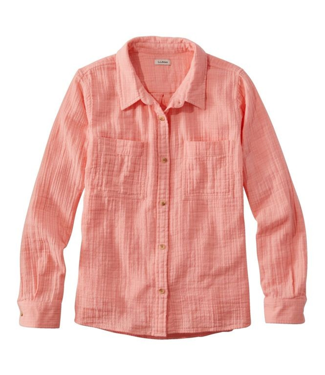 L.L.Bean W's L/S Cloud Gauze Shirt