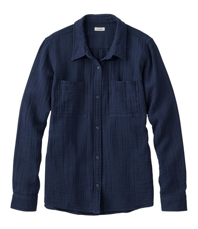 L.L.Bean W's L/S Cloud Gauze Shirt