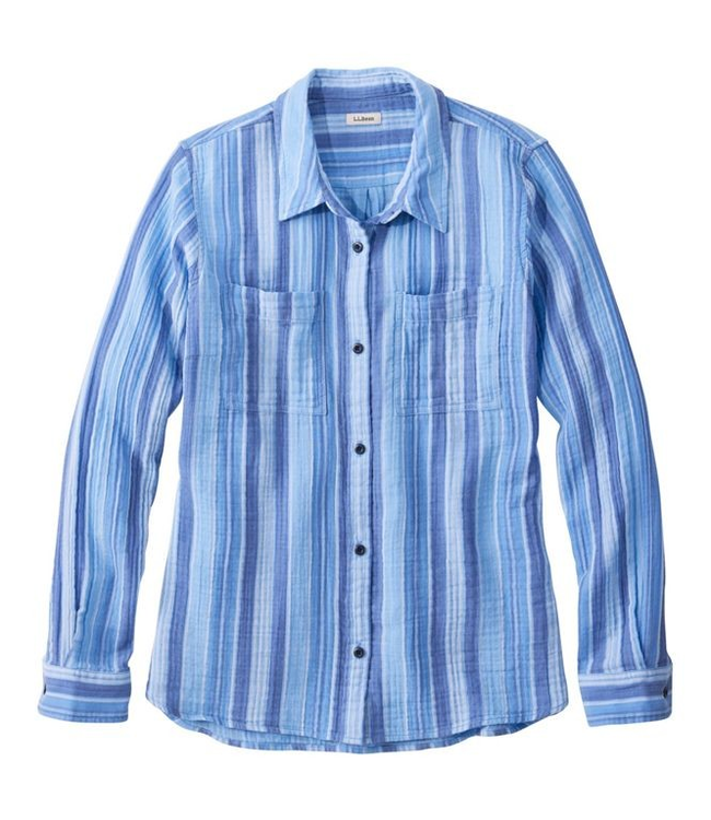 L.L.Bean W's L/S Cloud Gauze Shirt