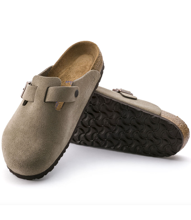 Birkenstock Boston Soft Footbed Suede Leather