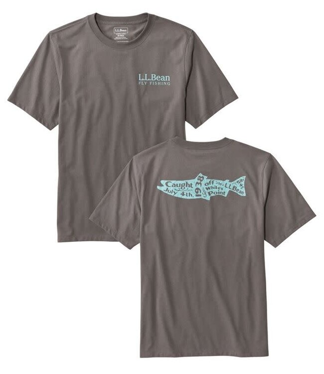 L.L.Bean M's S/S Technical Fishing Graphic Tee