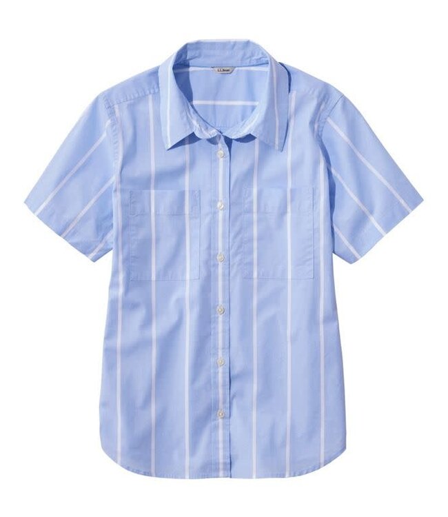 L.L.Bean W's S/S Essential Cotton Poplin Shirt