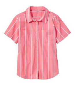 L.L.Bean W's S/S Essential Cotton Poplin Shirt